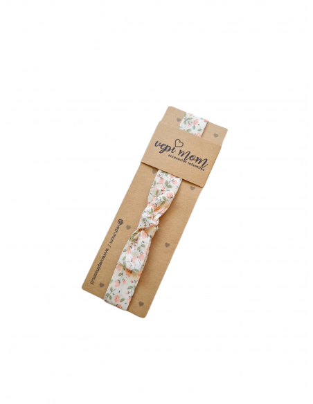 Cintillo  nudito blossom coral