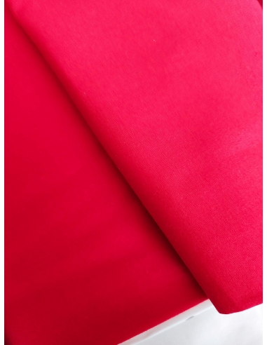 Red poplin