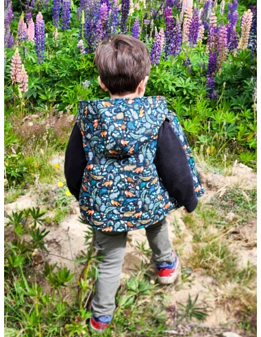 Chaqueta acolchada niño con capucha timberland