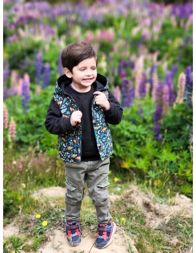 Chaqueta acolchada niño con capucha timberland