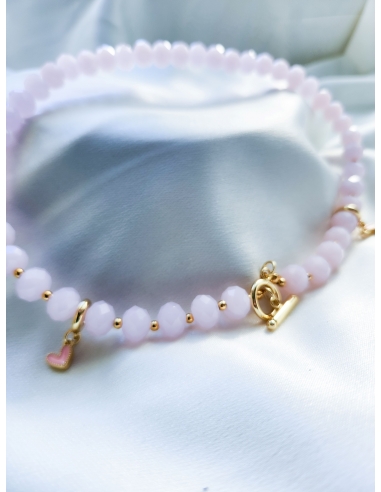 Collar pink heart