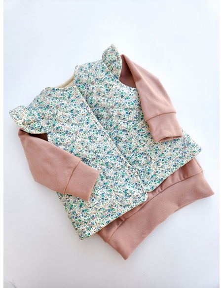 Molde chaqueta sin mangas.
