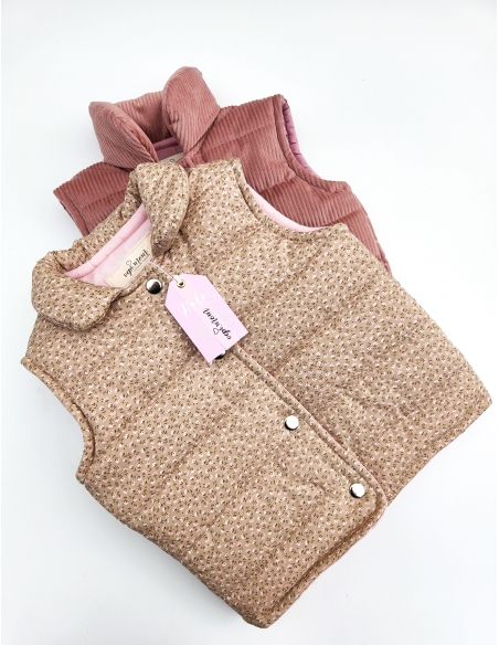 Molde chaqueta sin mangas.